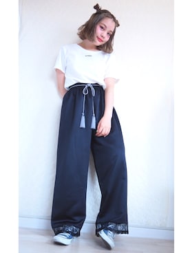 「jumelle」｜fumiさん（レディース・151cm）の夏コーディネート