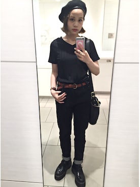 「Daniel Wellington（ダニエルウェリントン）のDaniel Wellington St Mawes 40mm（アナログ腕時計）」を使った、fumiさん（レディース・151cm）の夏コーディネート