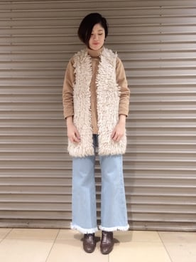 CHARLIEさん（レディース・163cm）の冬コーディネート