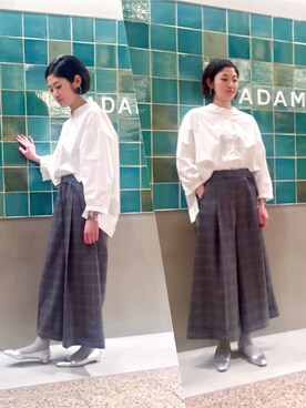 「アイテム（バングル/リストバンド）」を使った、CHARLIEさん（レディース・163cm・20代）の春コーディネート