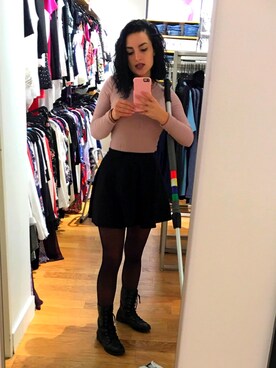 「EXPRESS（エクスプレス）のアイテム（シューズ）」を使った、lexiさん（レディース・168cm）の秋コーディネート