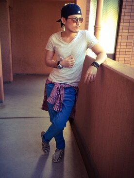 yoshimi uetsukaさん（メンズ・171cm）の春コーディネート