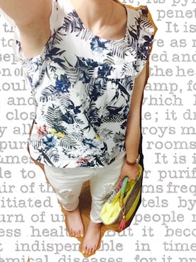 やなかちゃんさん（レディース・158cm）の夏コーディネート