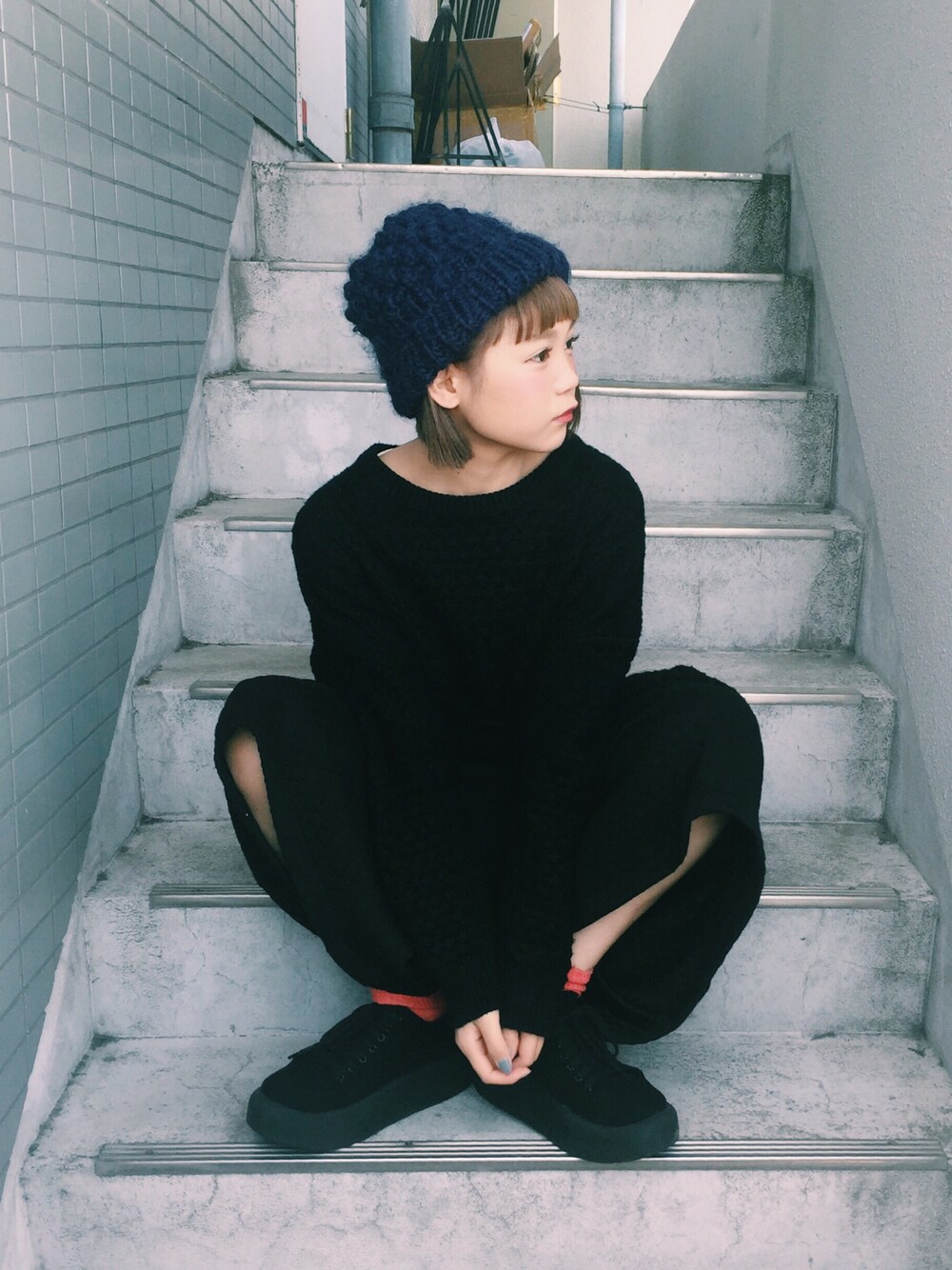 やすだちひろ 髪型 ショート