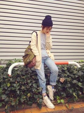 kayaさん（レディース・158cm）の冬コーディネート