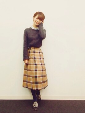 kayaさん（レディース・158cm）の冬コーディネート