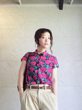 kayaさん（レディース・158cm）の夏コーディネート