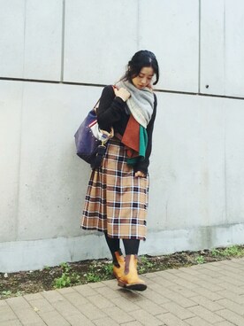kayaさん（レディース・157cm）の秋コーディネート