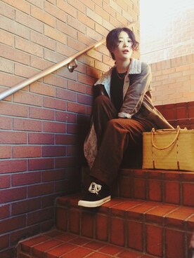 kayaさん（レディース・157cm）の秋コーディネート