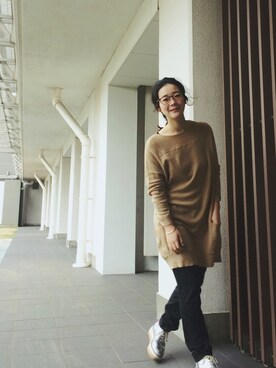 kayaさん（レディース・158cm）の冬コーディネート