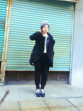 kayaさん（レディース・157cm）の冬コーディネート