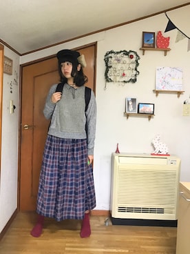 しまこさん（レディース・161cm）の秋コーディネート