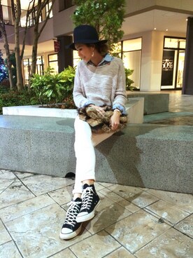 「COBRA（コブラ）のアイテム」を使った、mariko   さん（レディース・170cm）の冬コーディネート