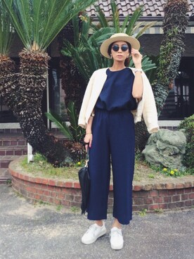 「kormarch」｜「アイテム（帽子）」を使った、mariko   さん（レディース・170cm）の春コーディネート
