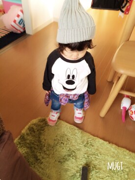 tsumugi♡さん（キッズ・70cm）の秋コーディネート