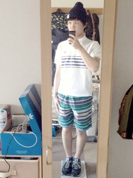 うぇあハルキさん（メンズ・172cm）の夏コーディネート