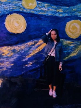 「I.Tのアイテム（パンツ）」を使った、lrishhさん（レディース・168cm）の春コーディネート