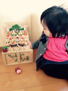 Rinka★Yukiさん（キッズ・70cm）の春コーディネート