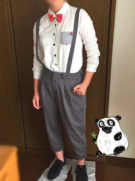 「NIRAME.CO（ニラメッコ）のアイテム（アクセサリー）」を使った、のんたさん（レディース・160cm）の秋コーディネート