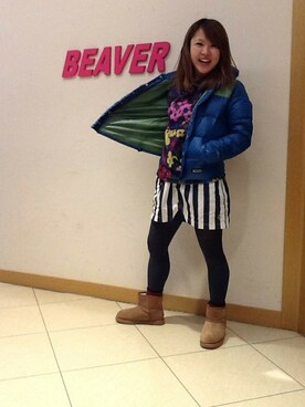 もぎさん（レディース・153cm）の冬コーディネート