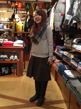 もぎさん(レディース・153cm)の冬コーディネート