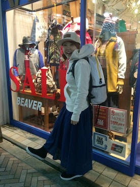 もぎさん（レディース・153cm）の冬コーディネート