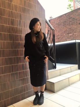 「WILD THINGS（ワイルドシングス）のアイテム（スウェット）」を使った、もぎさん（レディース・153cm）の秋コーディネート