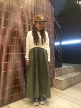 「rasox（ラソックス）のアイテム（レッグウェア）」を使った、もぎさん（レディース・153cm）の夏コーディネート