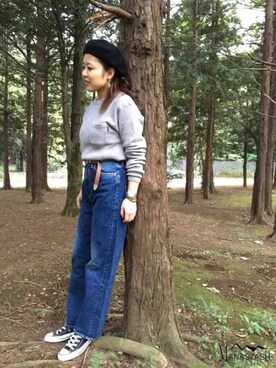 もぎさん(レディース・153cm)の冬コーディネート