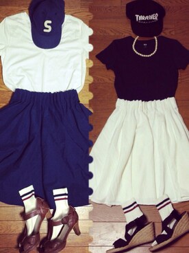 みくこさん（レディース・161cm）の夏コーディネート