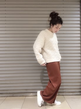 「アダムエロペ」｜SAKIさん（レディース・154cm）の冬コーディネート