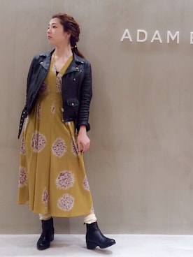 「No6（ナンバーシックス）のアイテム」を使った、SAKIさん（レディース・154cm）の冬コーディネート