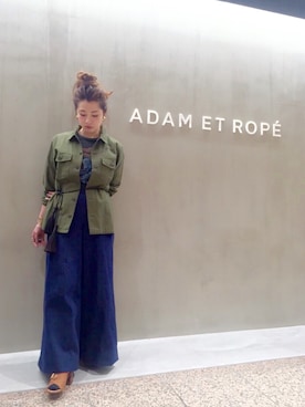 「Alpha Industries（アルファインダストリーズ）のアイテム」を使った、SAKIさん（レディース・154cm）の春コーディネート