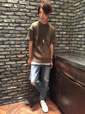 「FLASH REPORT」｜Naoさん（メンズ・182cm）の夏コーディネート