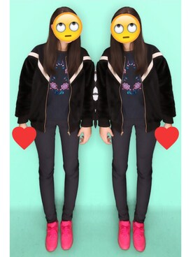 ぎゃあ  ❤︎さんのコーディネート