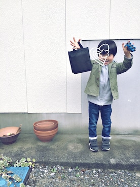 「JOURNAL STANDARD relume（ジャーナルスタンダード　レリューム）のアイテム（ジャケット/アウター）」を使った、hal*さん（キッズ・100cm）の冬コーディネート