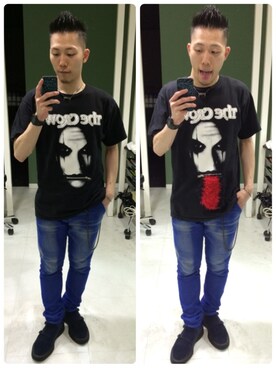 「DELAY by Win & Sons（ディレイバイウィンアンドサンズ）のアイテム（パンツ）」を使った、長野晃宏さん（メンズ・165cm）の夏コーディネート