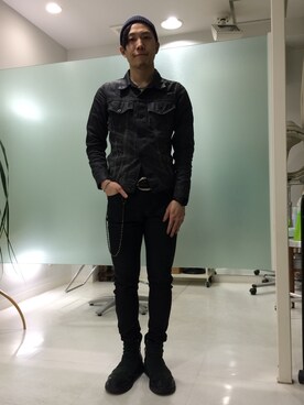 「恵方巻き」｜長野晃宏さん（メンズ・165cm）の冬コーディネート