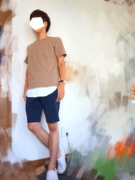 「おとなコーデ」｜「アイテム（タンクトップ）」を使った、KENTさん（メンズ・177cm）の夏コーディネート