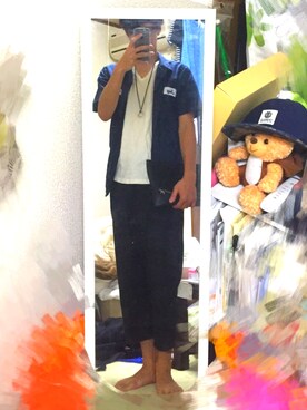 「ELEMENT（エレメント）のアイテム（帽子）」を使った、KENTさん（メンズ・177cm）の秋コーディネート