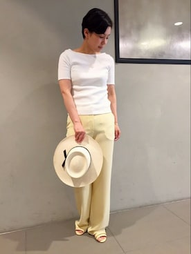 スタッフ8さん(レディース・156cm)の夏コーディネート