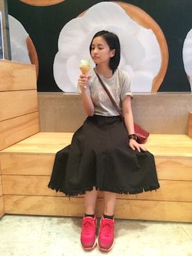 葉星辰⭐️さん（レディース・160cm）の秋コーディネート