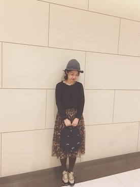 岑小咪さん（レディース・167cm）の秋コーディネート