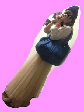 「I.D.E.A international（イデアインターナショナル）のアイテム（アクセサリー）」を使った、sayoさん（レディース・165cm）の秋コーディネート