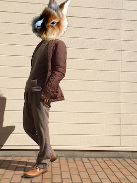 「ATHLETA（アスレタ）のアイテム（テーラードジャケット）」を使った、☈ ¥ ⍨⃝⇑さん（メンズ・175cm）の春コーディネート