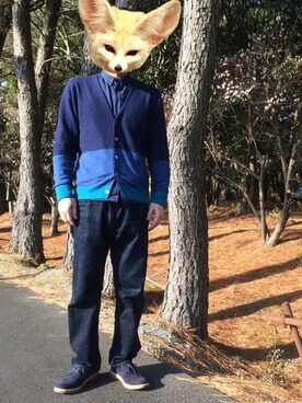 「POINTER（ポインター ）のアイテム（シューズ）」を使った、☈ ¥ ⍨⃝⇑さん（メンズ・175cm）の春コーディネート