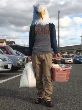 ☈ ¥ ⍨⃝⇑さん（メンズ・175cm）の春コーディネート