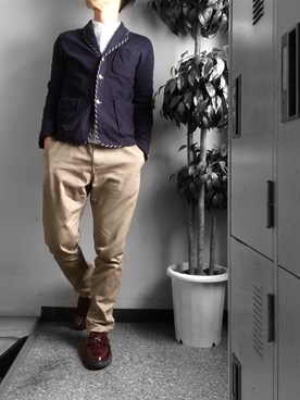 ☈ ¥ ⍨⃝⇑さん（メンズ・175cm）の春コーディネート