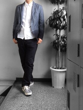 ☈ ¥ ⍨⃝⇑さん（メンズ・175cm）の春コーディネート