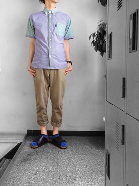 ☈ ¥ ⍨⃝⇑さん（メンズ・175cm）の夏コーディネート